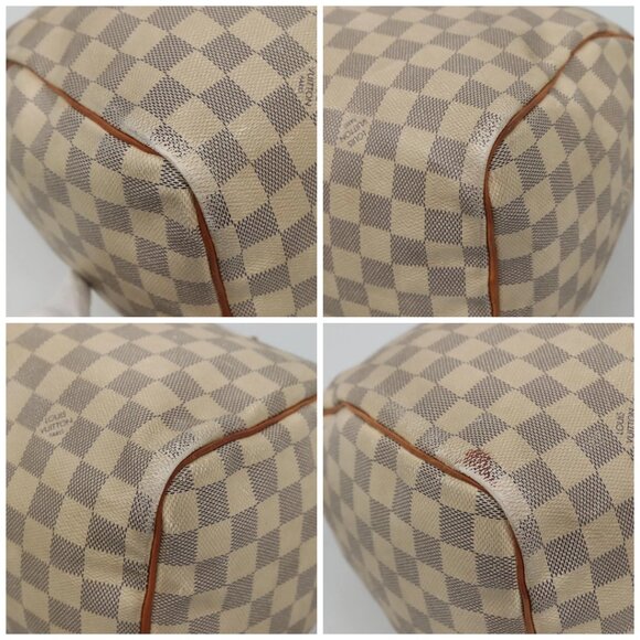 LOUIS VUITTON Damier Azur Speedy 30 Hand Bag N41533 LV Auth bs24986 - Picture 14 of 16